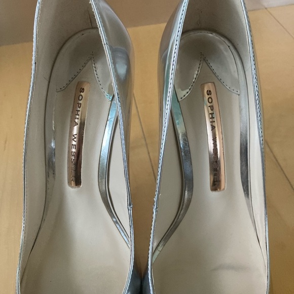 Sophia Webster Silver Coco Crystal Shoes - Picture 5 of 9